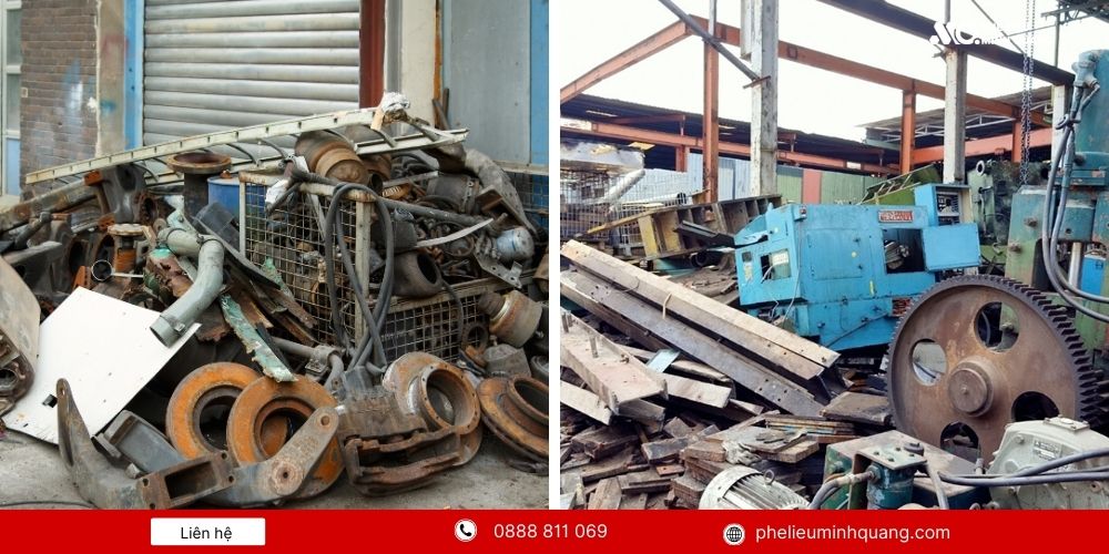 Phế Liệu Minh Quang nhận thanh lý linh kiện máy móc, vật tư cơ khí, thiết bị công nghiệp, bán thành phẩm, hàng tồn kho lâu ngày